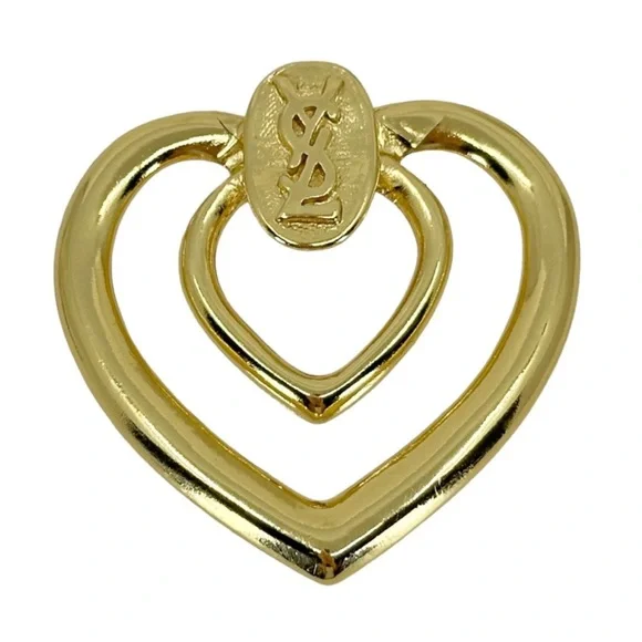 YSL Heart Scarf Ring - Picture 1 of 3